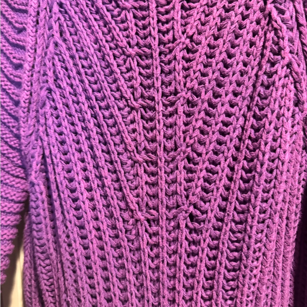 Free People Purple Cowl Neck Sweater - Picture 4 of 5